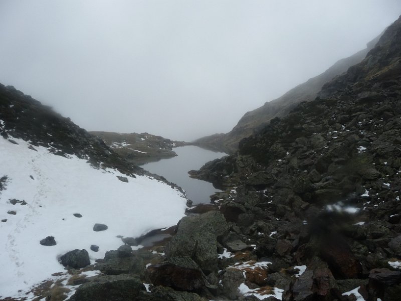 Dans la montée vers le second lac